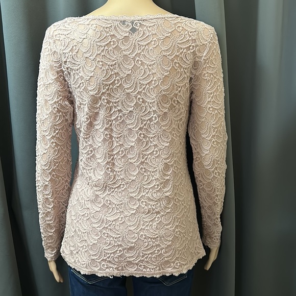Apt. 9 Lace Top and Cami. Mauve or Rose Colored. Size Medium. - Picture 5 of 11